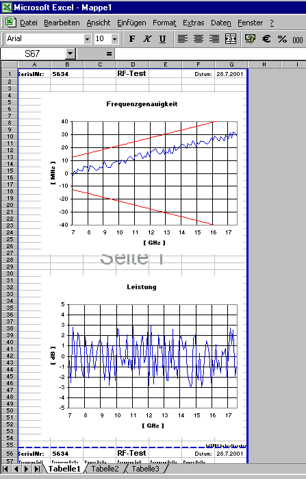 Excel Seitenansicht